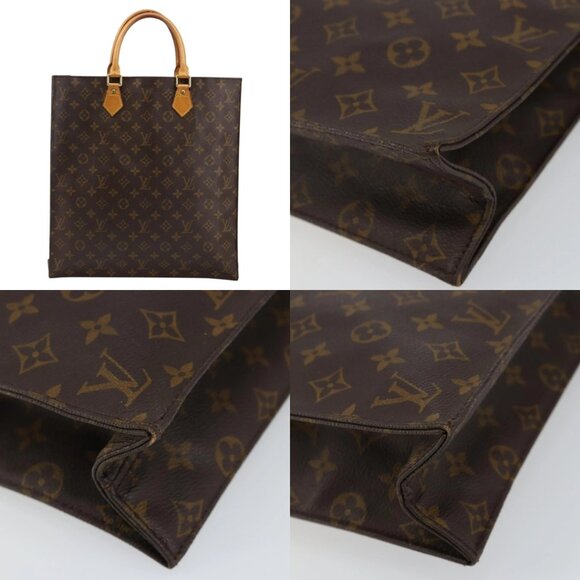 LOUIS VUITTON Monogram Sac Plat Hand Bag M51140 LV Auth 142812 - Picture 13 of 14